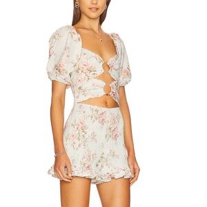 V. Chapman Ellie Romper in color Blue Bouquet (different color than cover photo)